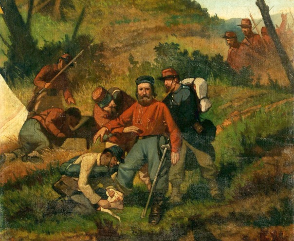 Garibaldi in Aspromonte 1862 di Fattori