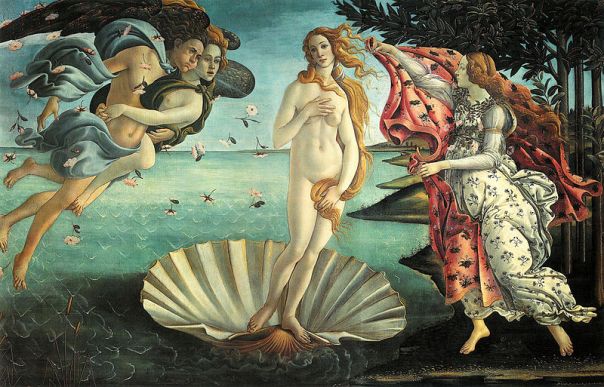 Nascita di Venere del Botticelli